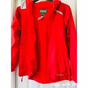L.L. BEAN GIRLS RAIN JACKET SIZE 14-16